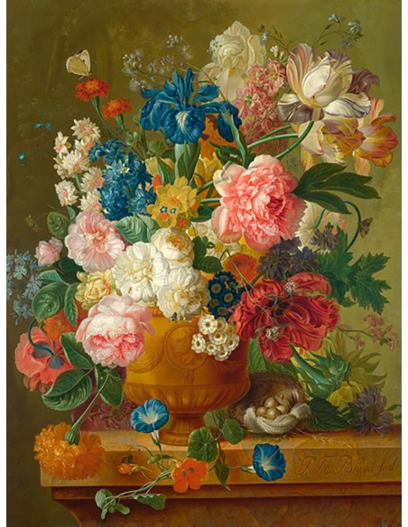 Flores en un jarrón