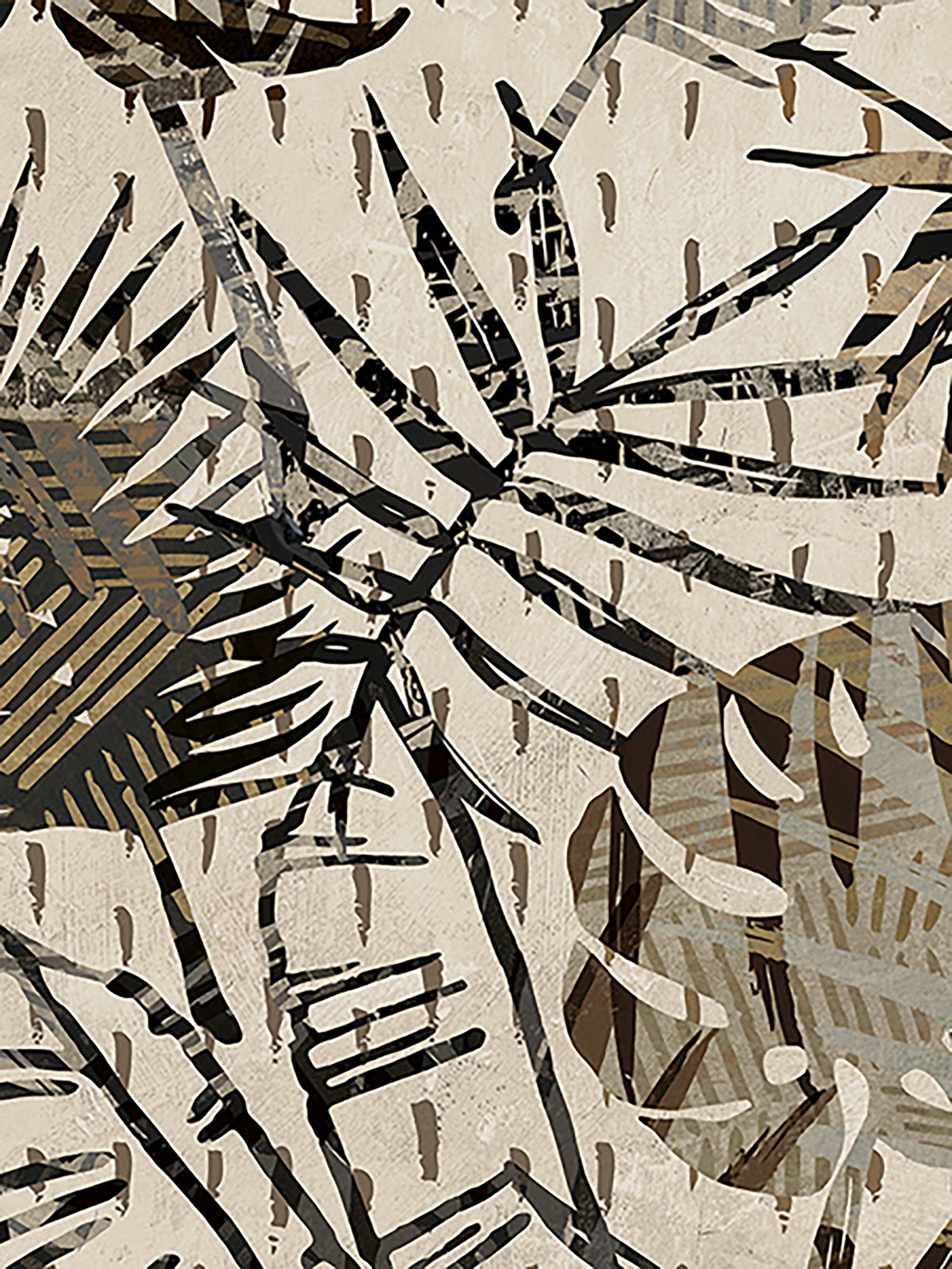 Panel II de palmeras grises