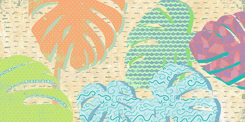 Decoración de hojas