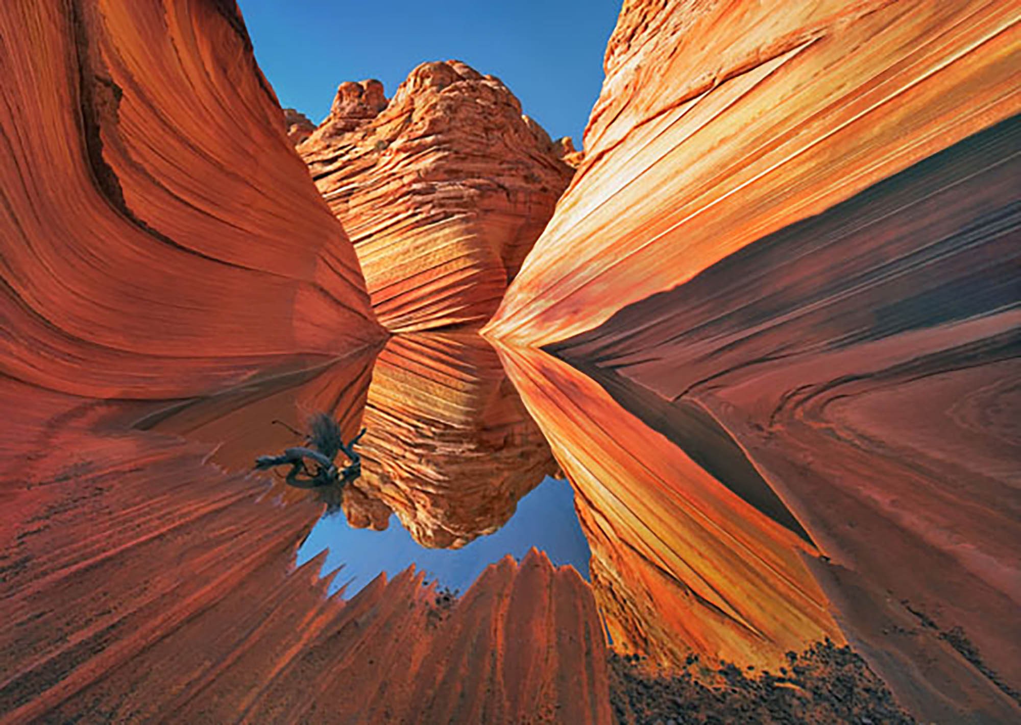 La ola en Vermillion Cliffs, Arizona