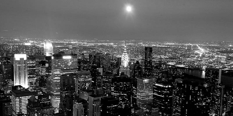 Vista aérea de Manhattan, Nueva York