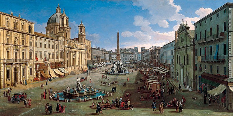 Plaza Navona, Roma