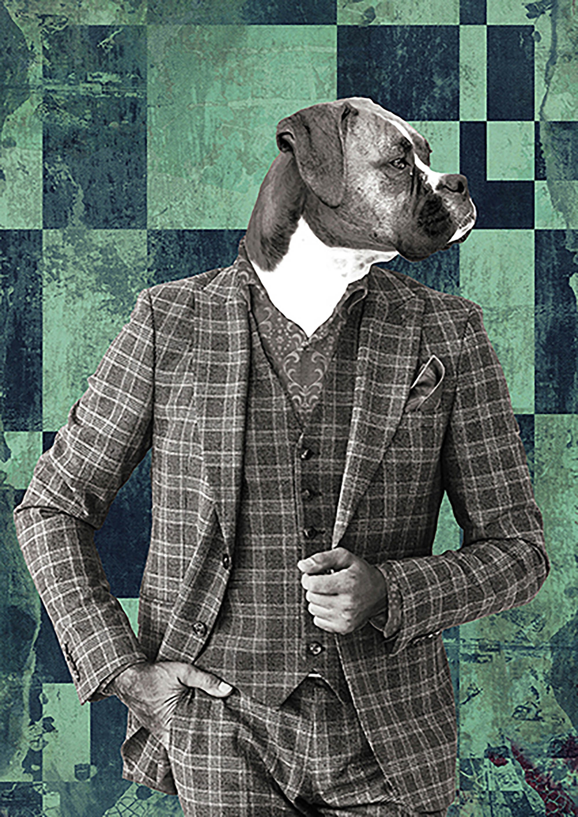 Caballero 1 (blanco y negro)