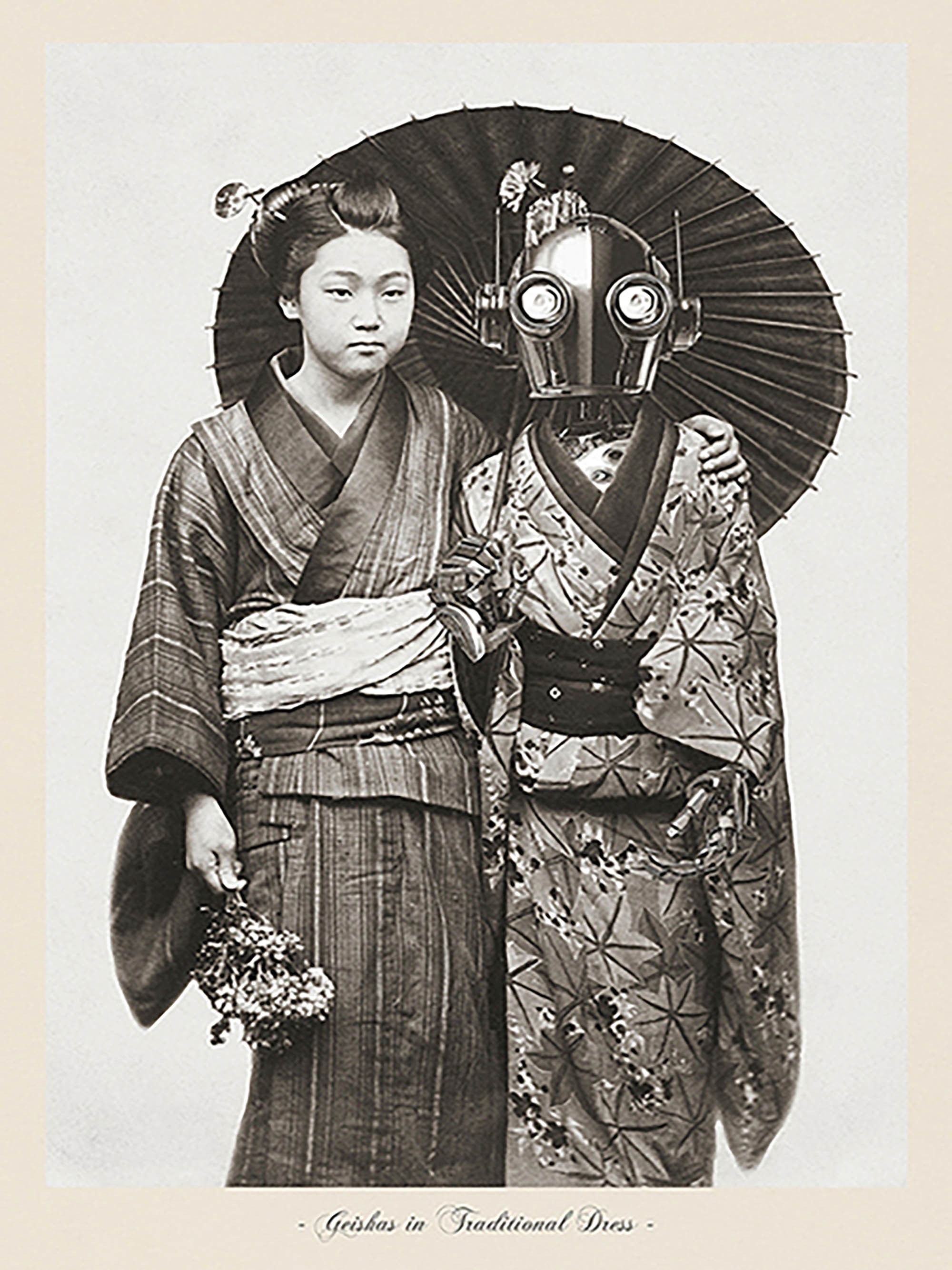 Geishas con vestimenta tradicional