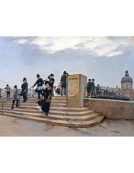 En el Pont des Arts, París (detalle)