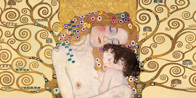 Patrones de Klimt - Maternidad I