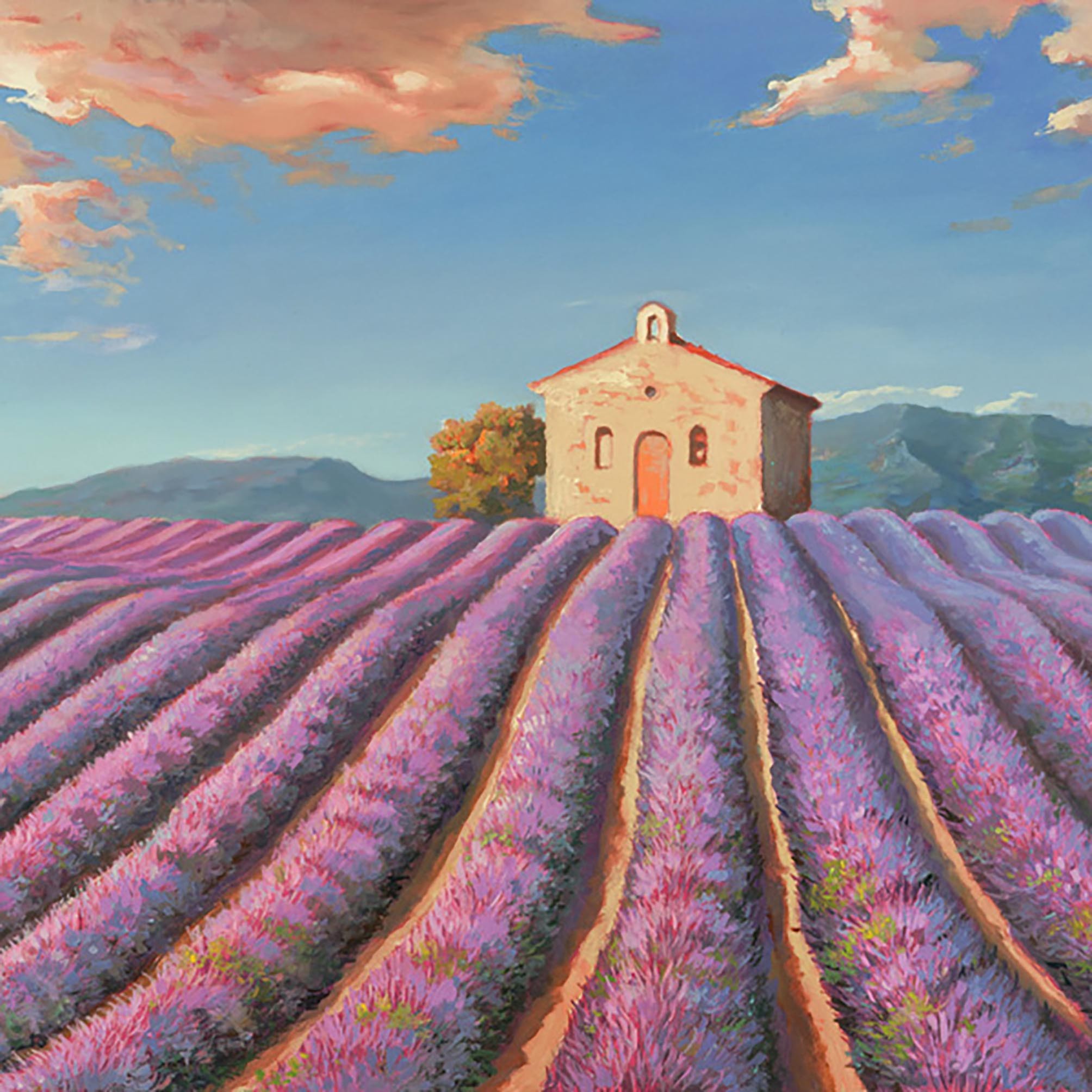 Campos de lavanda (detalle)