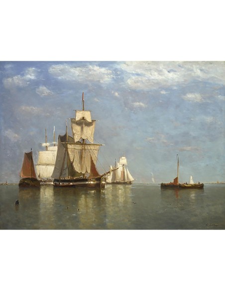 Barcos anclados en el agua