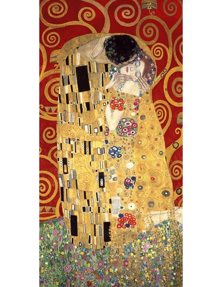 El beso (variante roja)