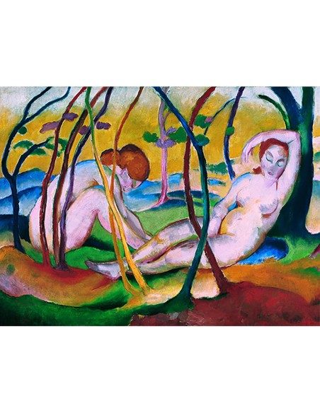 Desnudos bajo los árboles