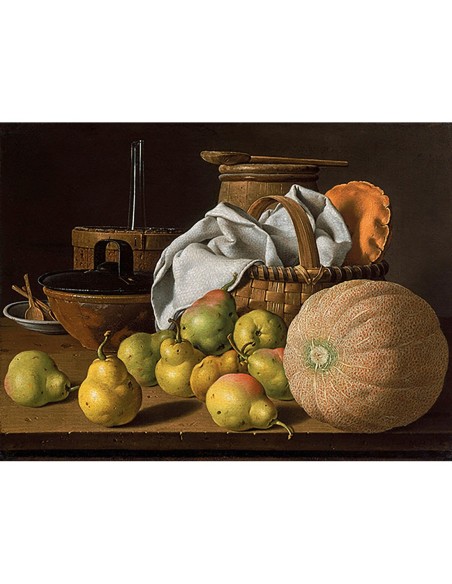 Naturaleza muerta con melón y peras, c. 1772