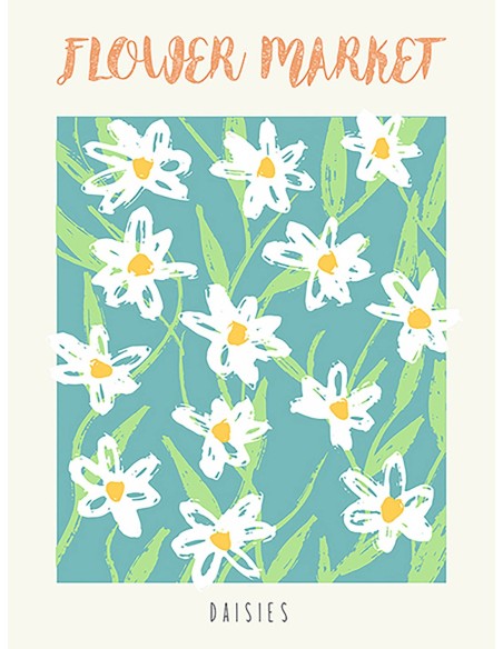 Mercado de flores: Margaritas