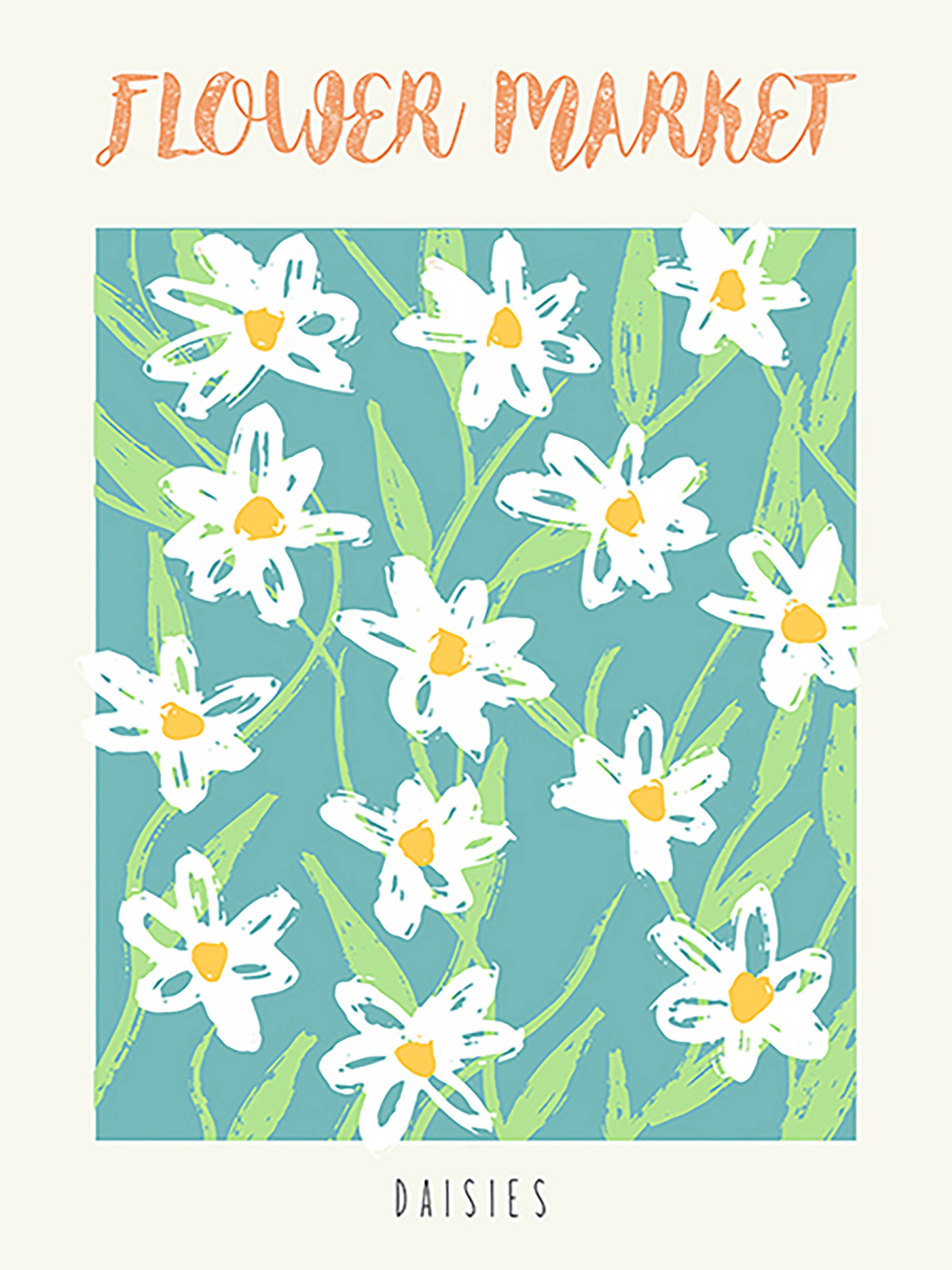 Mercado de flores: Margaritas