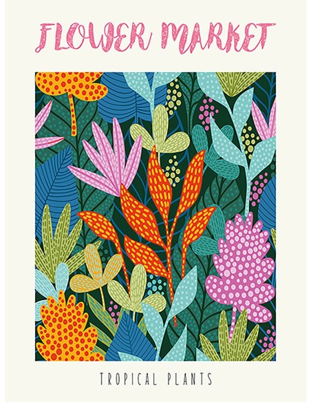 Mercado de flores: Plantas tropicales