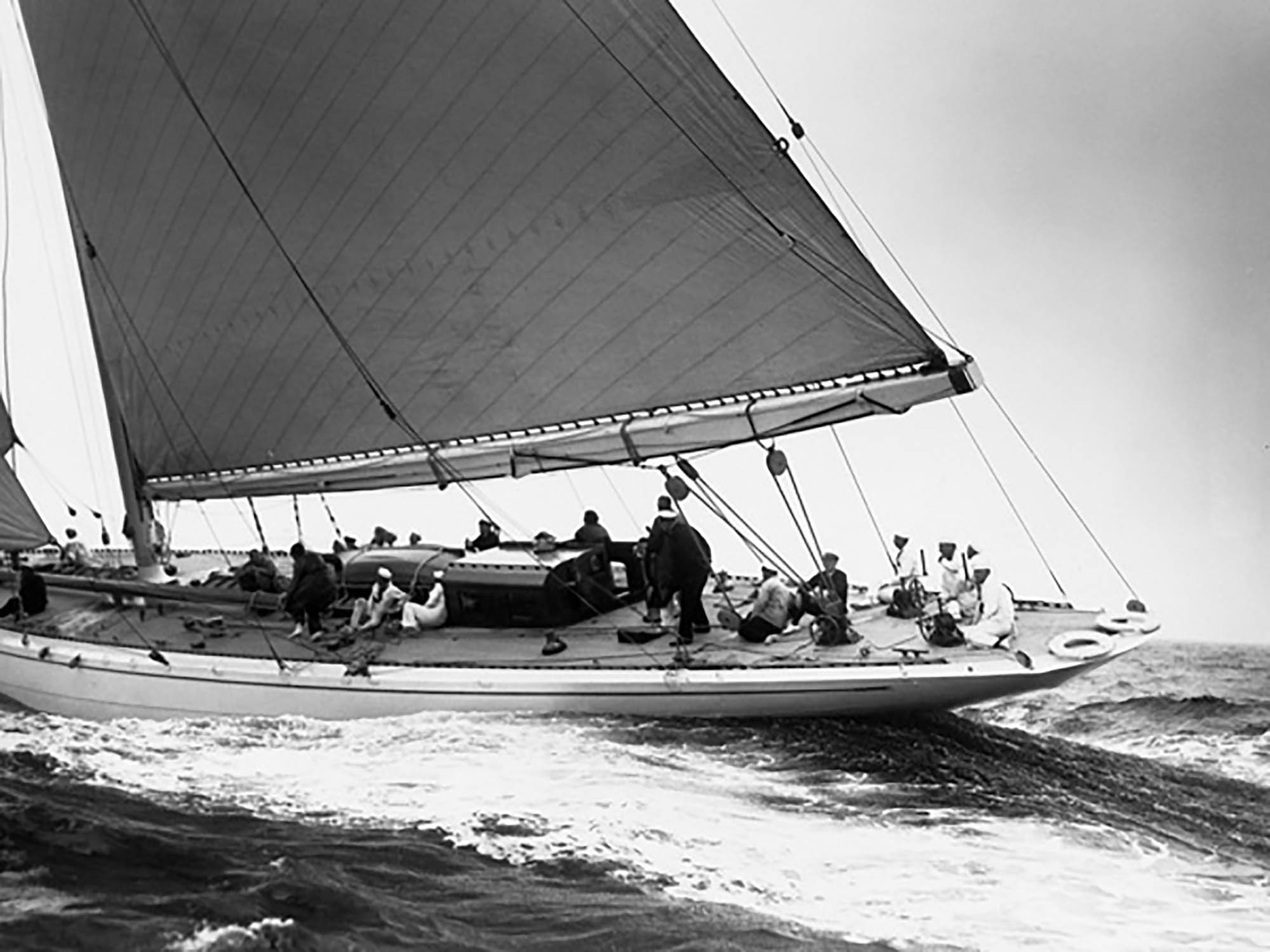 Yankee navegando por la costa este, 1936