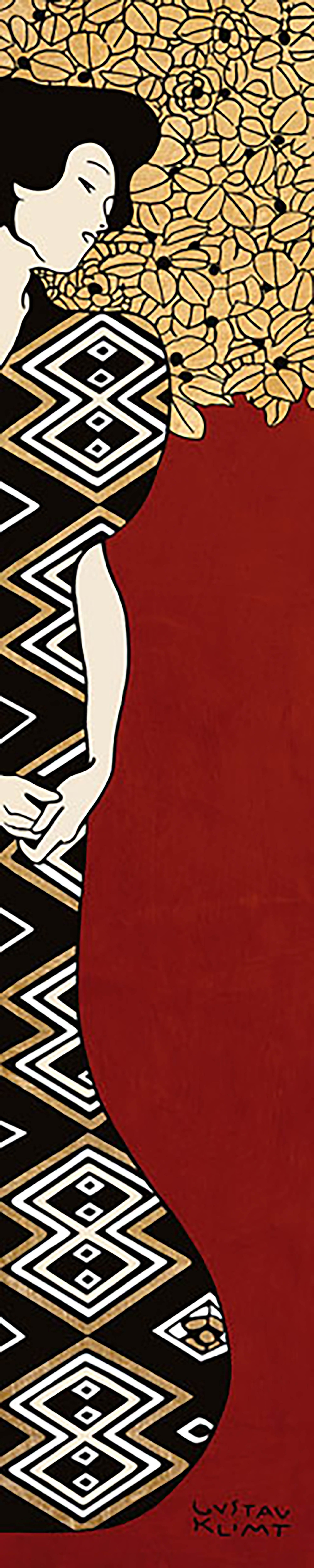 Mujer y árbol I (Rojo)