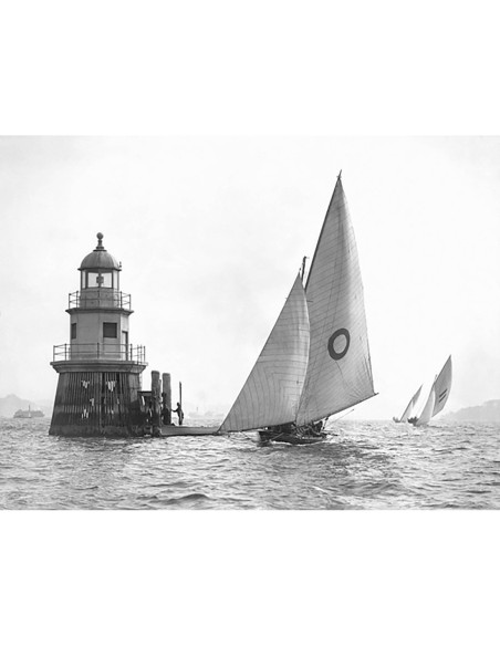 Faro de Sloop y Channel Pile en el puerto de Sídney
