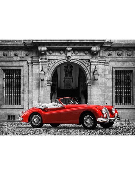 Coche de lujo frente al Palacio Clásico