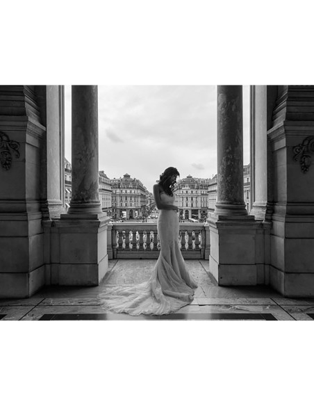 Balcón en un bulevar, París