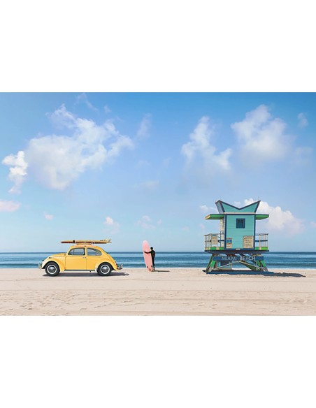 Esperando las olas, Miami Beach