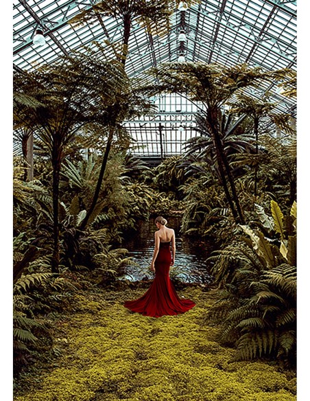 Paisaje femenino no convencional n. 2, Jardín de invierno (detalle)