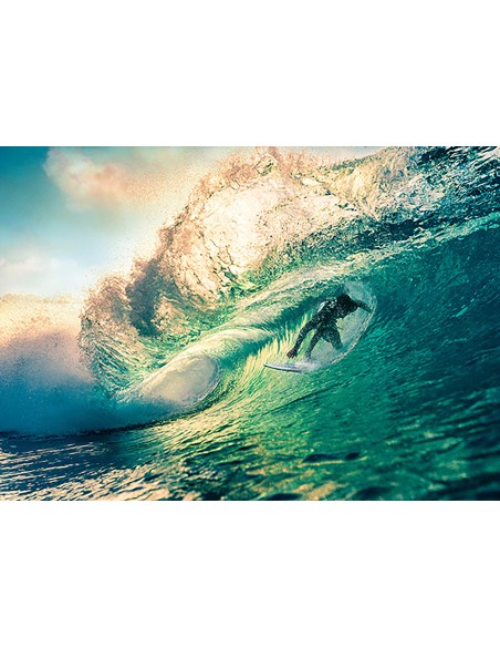 Surfeando al atardecer, Australia