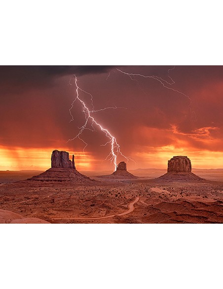 Tormenta en Monument Valley, Utah