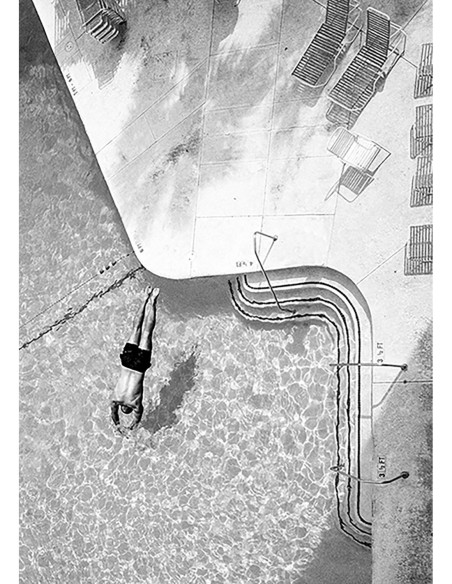 La piscina II (blanco y negro)