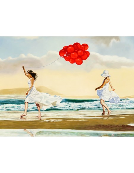 Recogiendo olas (detalle)