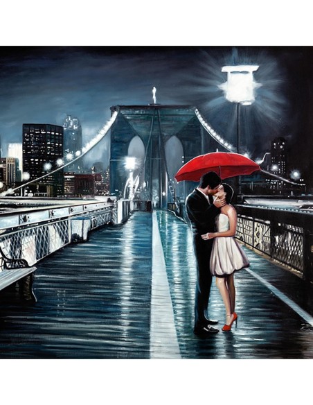 Besos en el puente de Brooklyn (detalle)