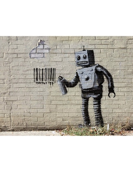 Stillwell Avenue, Coney Island, Nueva York (graffiti atribuido a Banksy)
