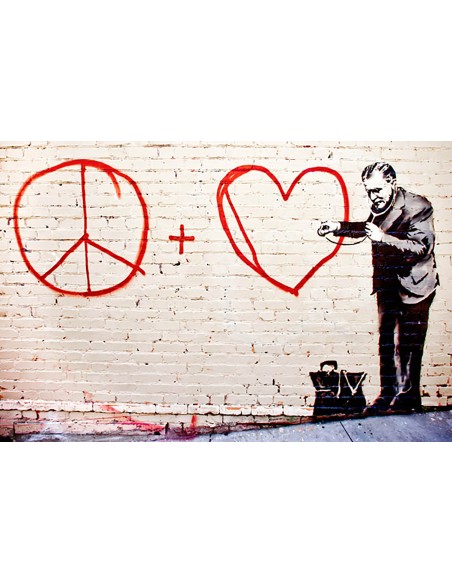 Erie y Mission Street, San Francisco (graffiti atribuido a Banksy)