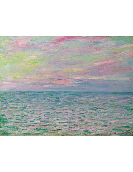 Coucher De Soleil à Pourville, pleno miércoles