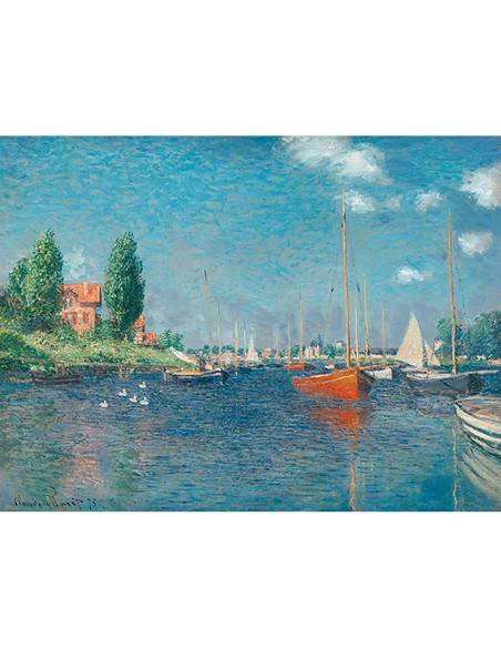 Barcos rojos, Argenteuil, 1875