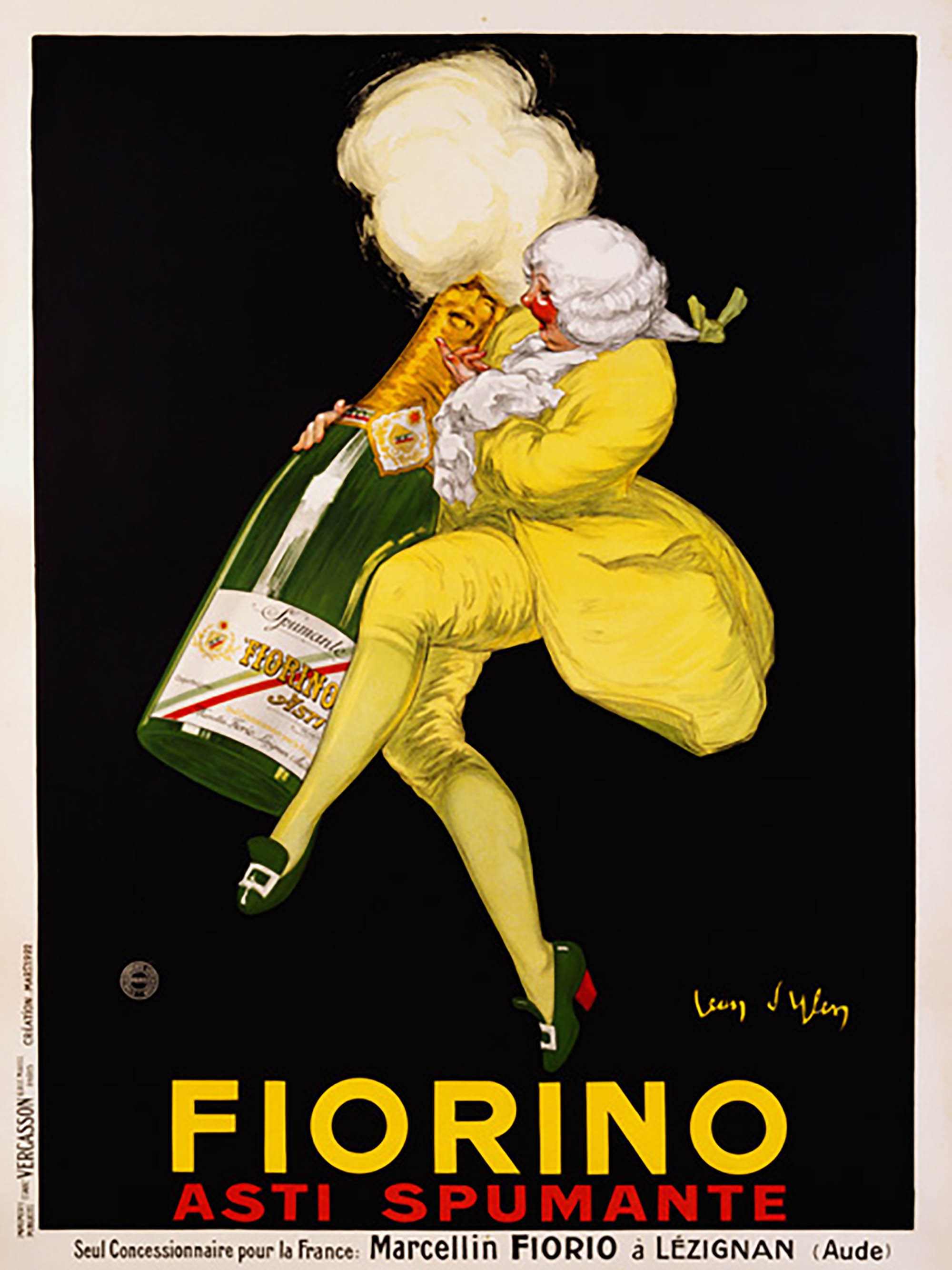 Vino espumoso Fiorino Asti, 1922