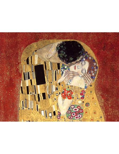 El beso, detalle (variación roja)