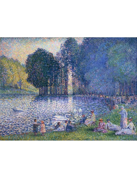El lago del Bois de Boulogne