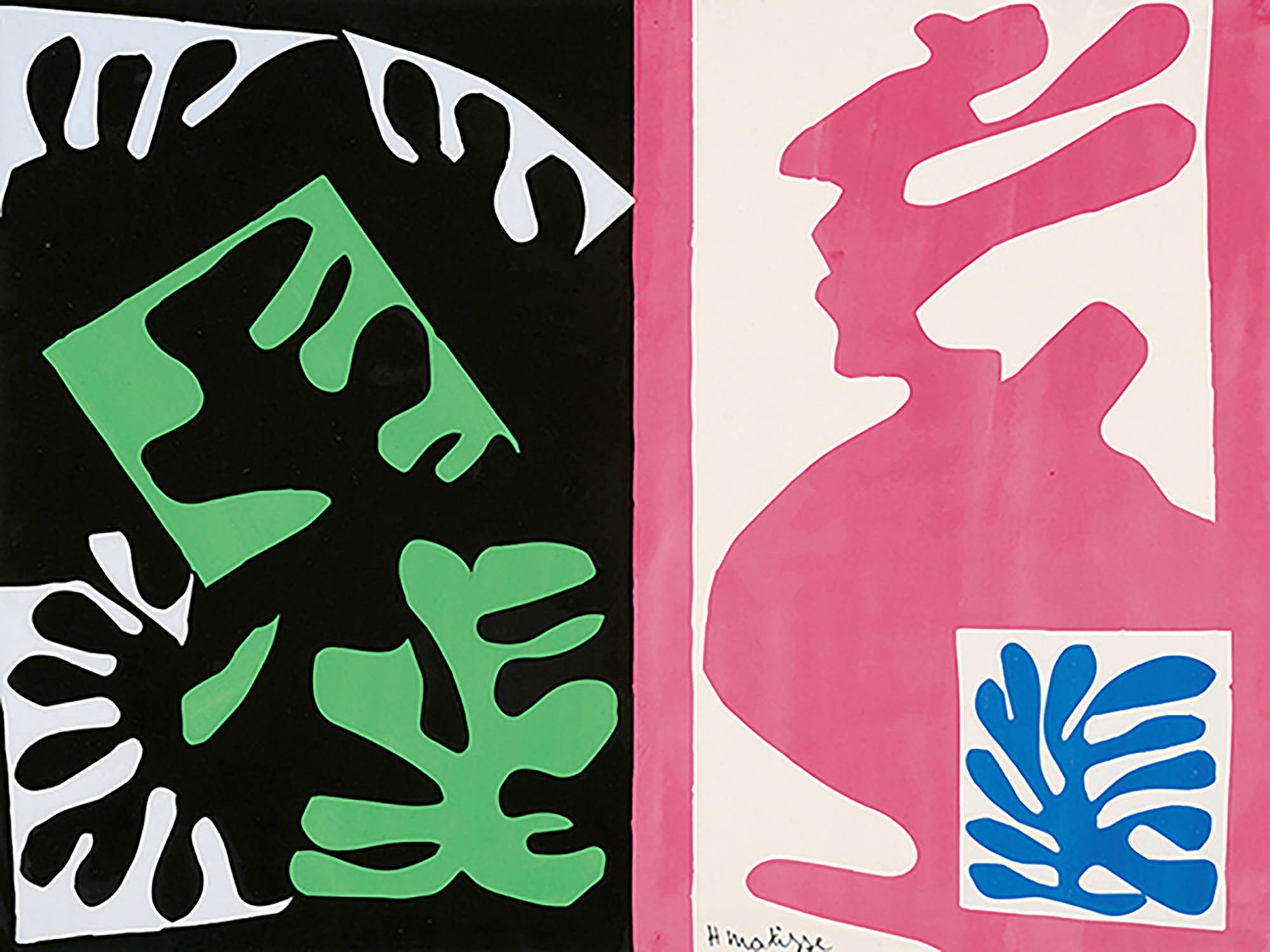 Composición, negro y rojo, 1947