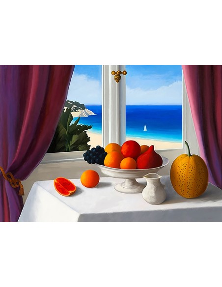 Naturaleza muerta y ventana I