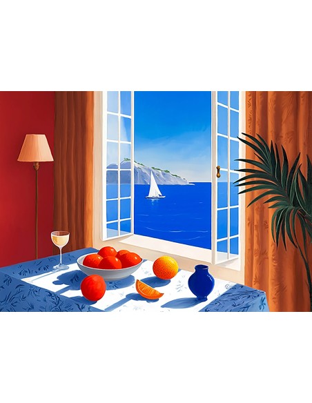 Naturaleza muerta y ventana II