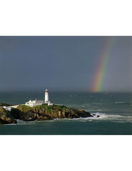 Arco iris sobre Fanad-Head, Irlanda