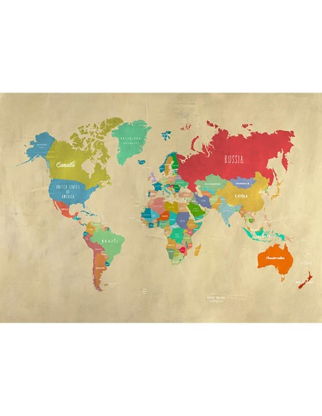 Mapa moderno del mundo