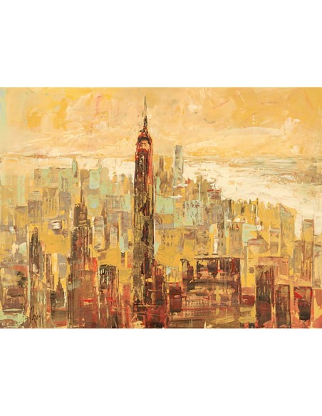 Puesta de sol sobre Manhattan