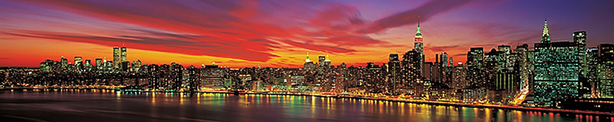 Puesta de sol sobre Nueva York