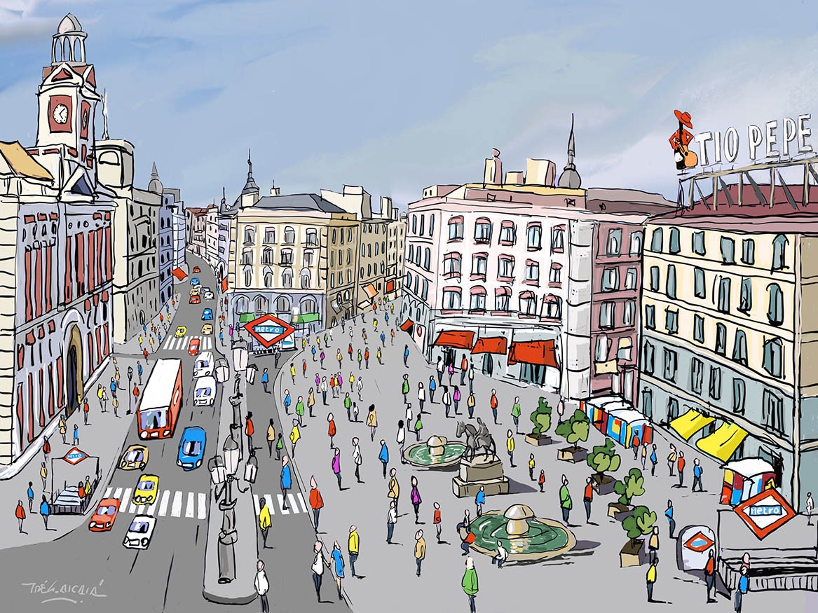Puerta del Sol 2, Madrid