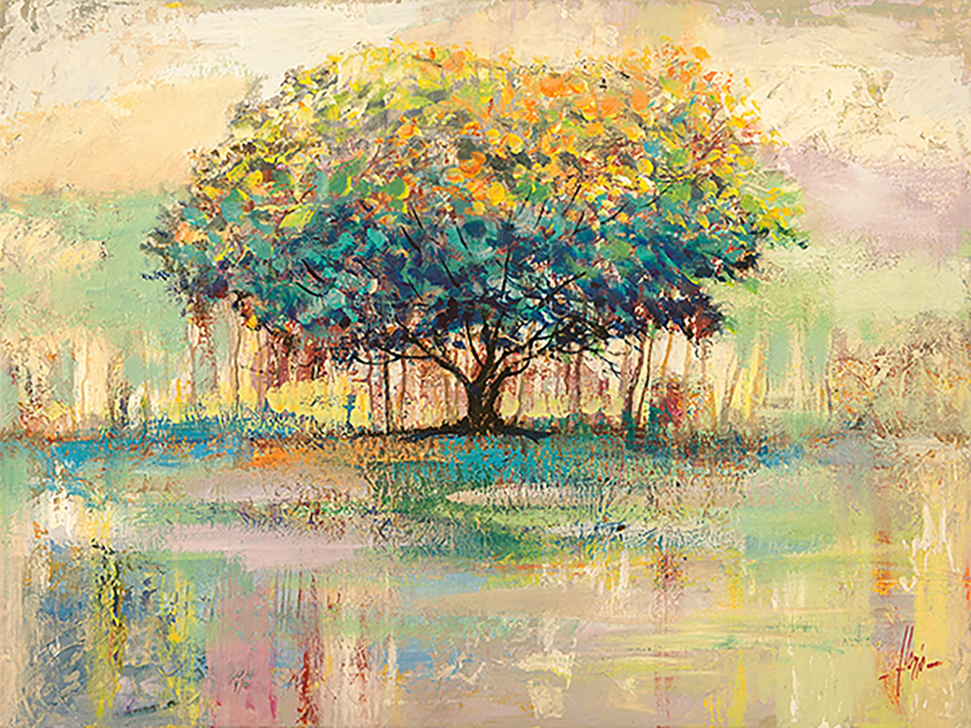 Árbol colorido