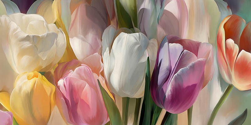 tulipanes suaves (detalle)