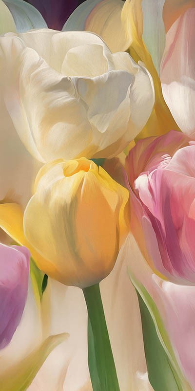 Tulipanes suaves (detalle 1)