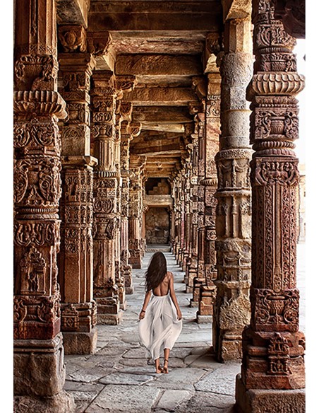 En el templo, India
