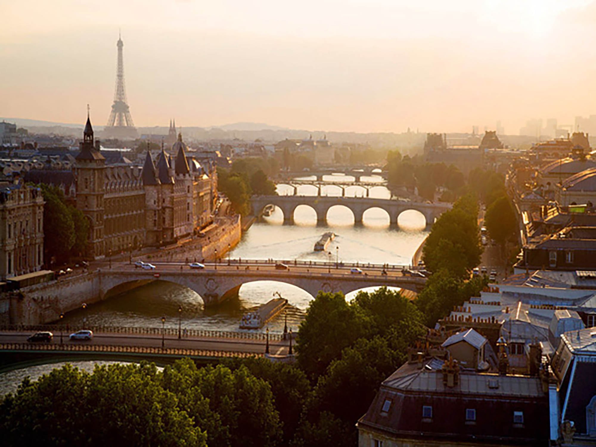 Puentes sobre el río Sena, París